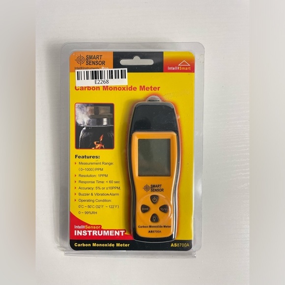 Anonyme Smart Sensor Handheld Carbon Monoxide Meter Portable Gas Leak Detector - Picture 1 of 2
